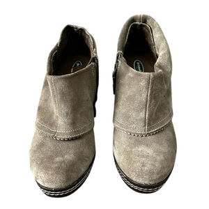 Dr. Scholl’s Suede Ankle Boots, Women’s Size 8.5M, Taupe